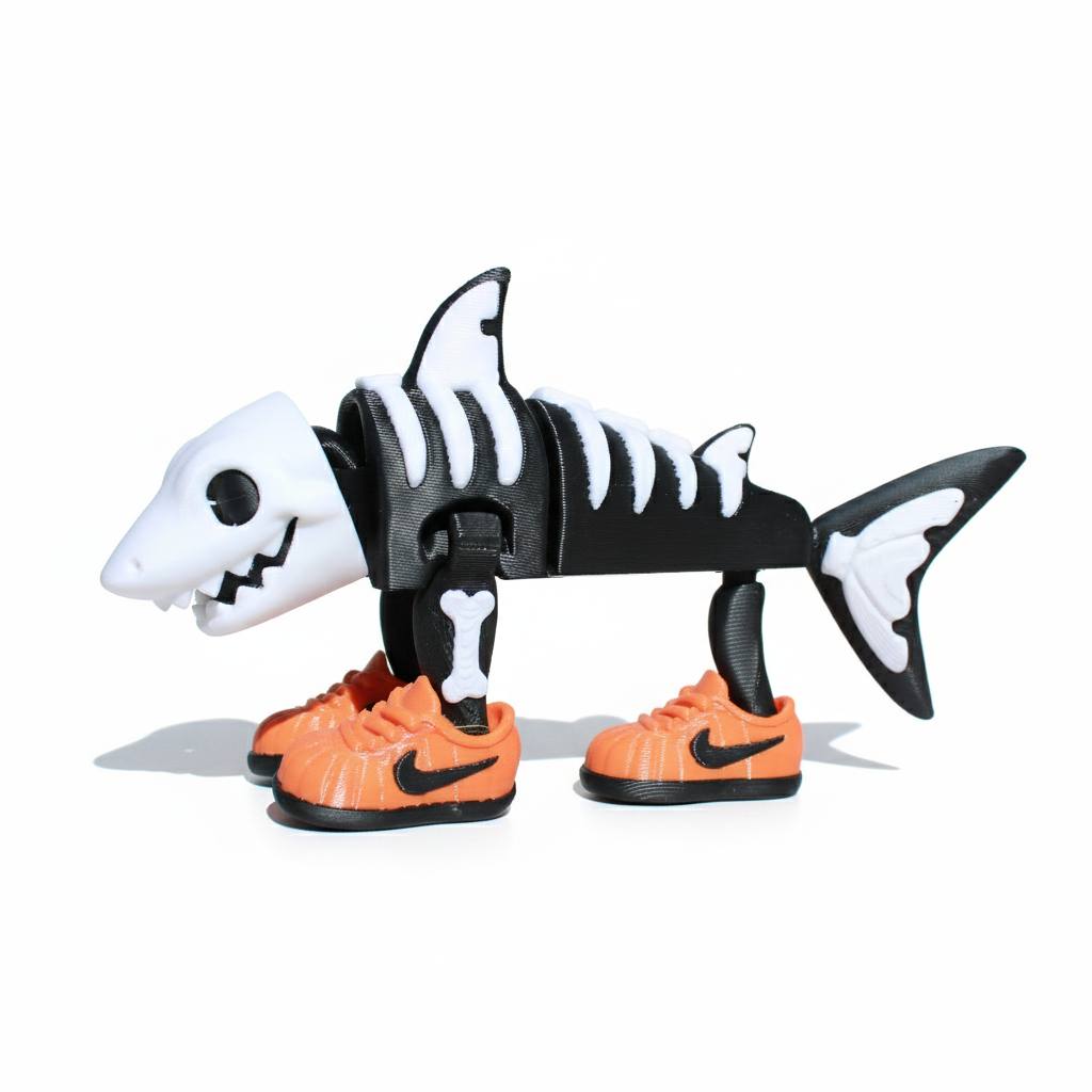 Halloween Shark w/ Shoes - Tralalero Tralala – Simply 3D LLC