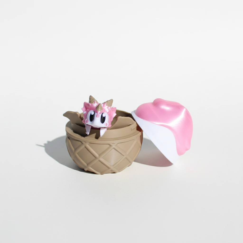 Ice Cream Dragon w/ Matching Egg