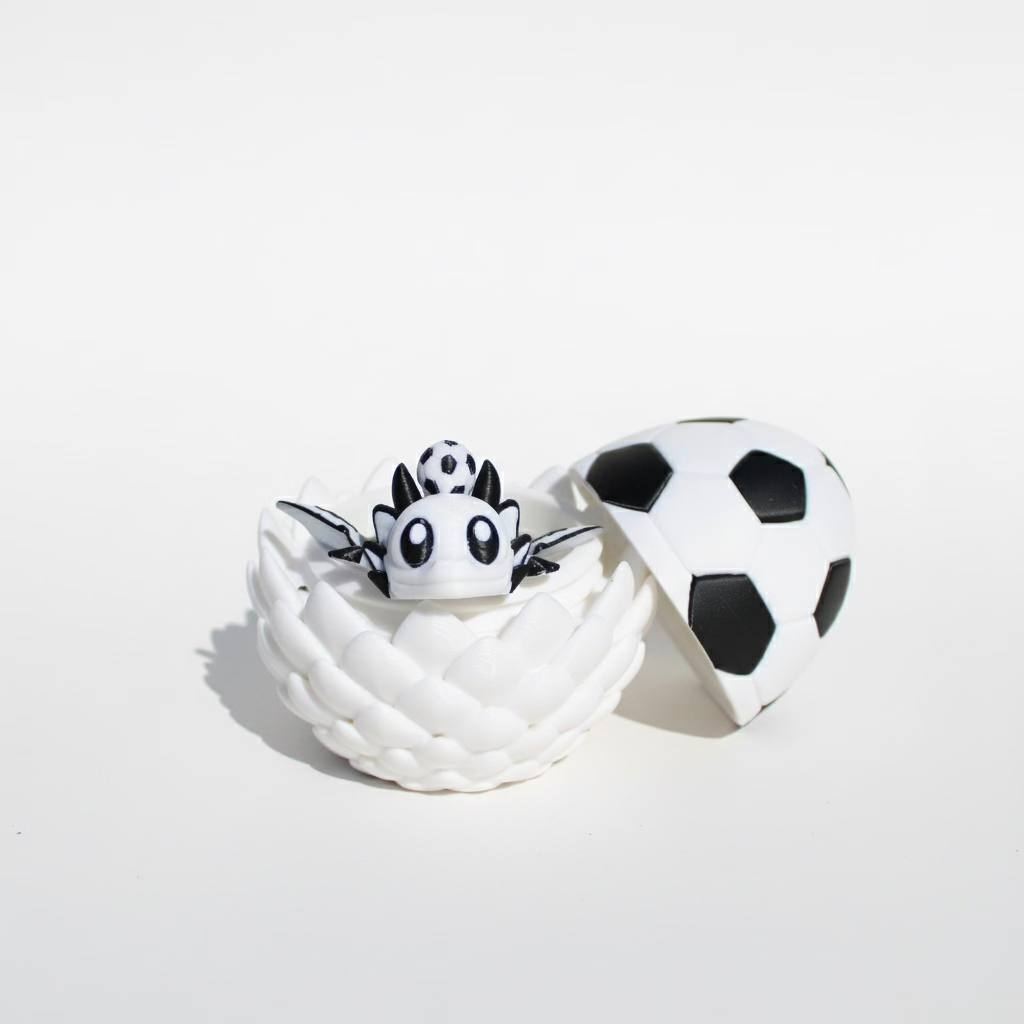Soccer Dragon w/ Matching Egg