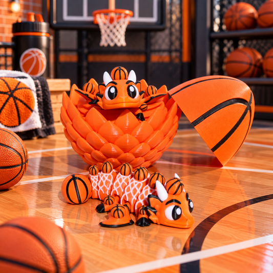 Basketball Dragon w/ Matching Egg