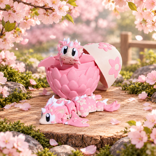 Cherry Blossom Dragon w/ Matching Egg