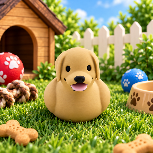 Yellow Labrador Duck