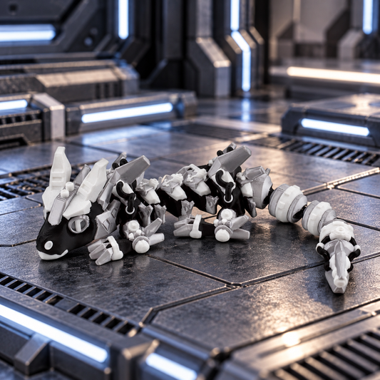 Cyber Fang Dragon - White