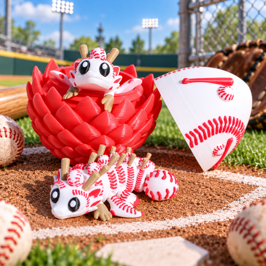 Baseball Dragon w/ Matching Egg