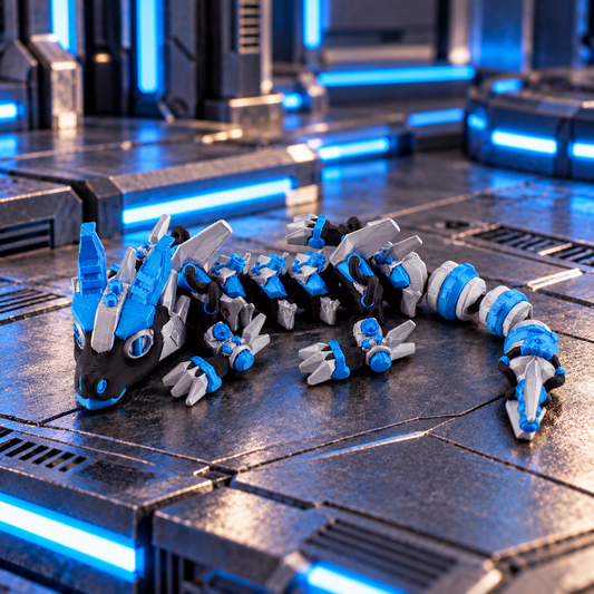 Cyber Fang Dragon - Blue