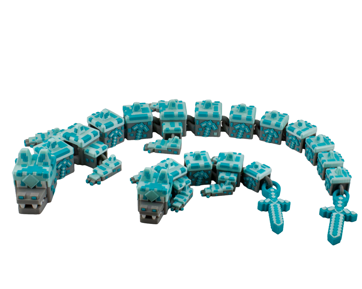 Minecraft Dragon - Diamond