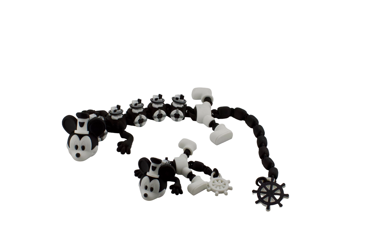 Cartoon Mouse Dragon (Steamboat Willie)