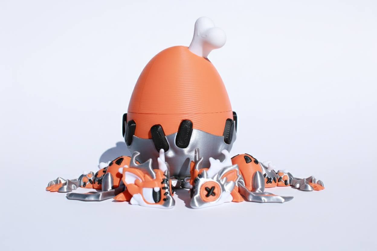 Halloween Dragon w/ Matching Egg