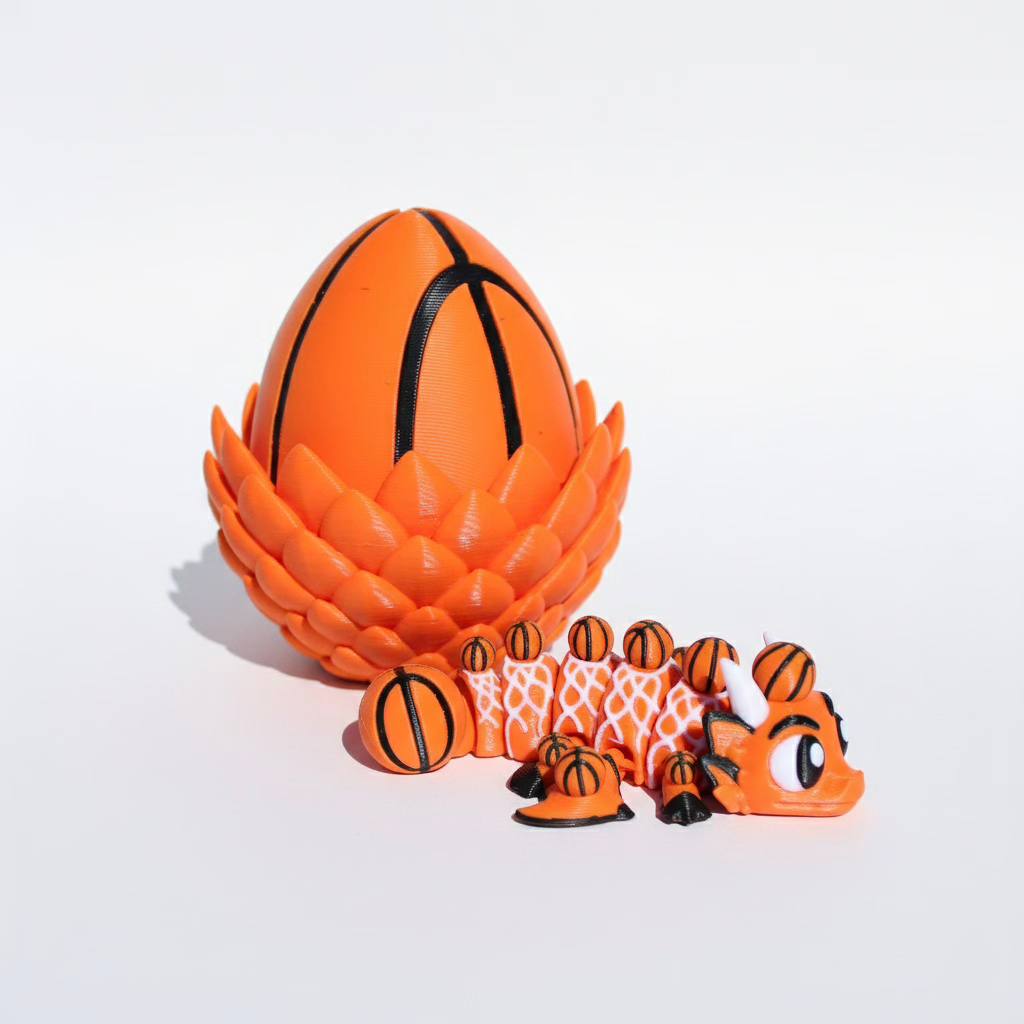 Basketball Dragon w/ Matching Egg