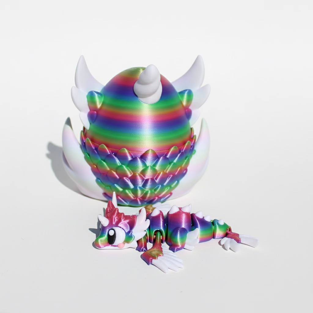 Celestial Unicorn Dragon w/ Matching Egg