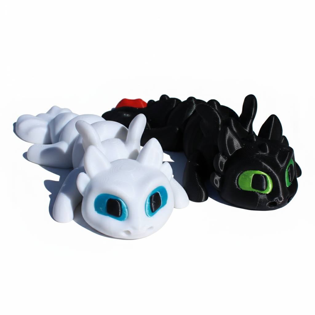 Mini Light Fury Dragon