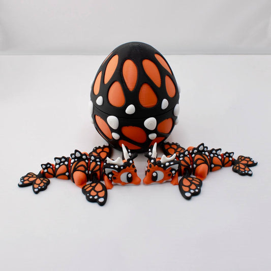 Monarch Butterfly Dragon w/ Matching Egg